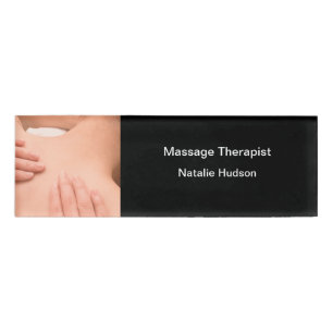 Massagetherapeut Namenschild