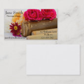 Massagetherapeut natürlicher TherapienWellness Visitenkarte (Vorne/Hinten)