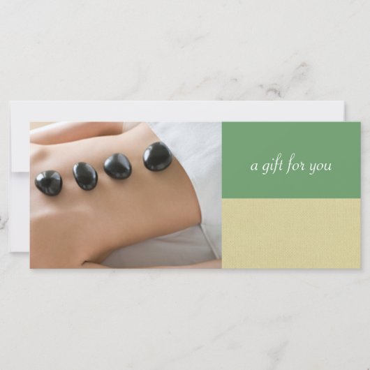 Massagetherapeut oder Tag Wellness-Center Geschenk (Vorderseite)