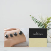 Massagetherapeut oder Tag Wellness-Center Geschenk (Stehend Vorderseite)