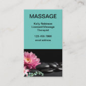 Massagetherapeut Personalausweise Visitenkarten Visitenkarte (Vorderseite)