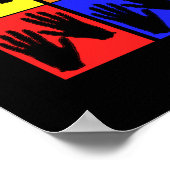 Massagetherapeut Pop Art Poster (Ecke)