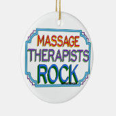 Massagetherapeut Rock Keramikornament (Rechts)