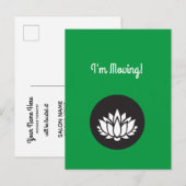 Massagetherapeut Salon Moving Postcard Postkarte (Vorne/Hinten)