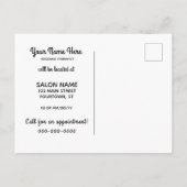 Massagetherapeut Salon Moving Postcard Postkarte (Rückseite)