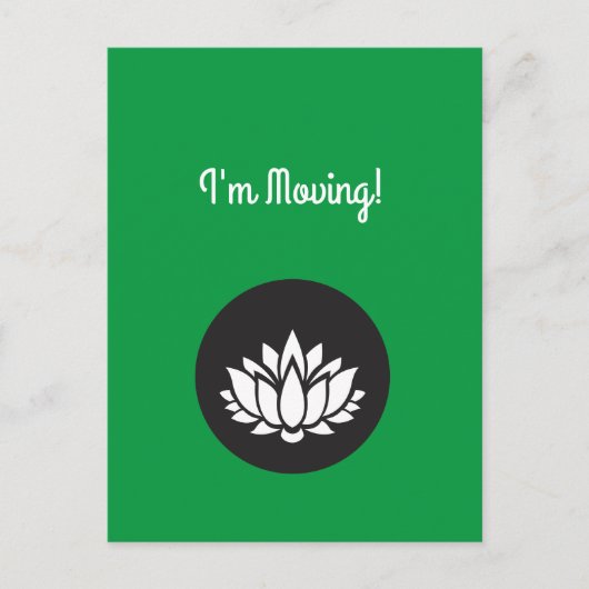 Massagetherapeut Salon Moving Postcard Postkarte (Vorderseite)