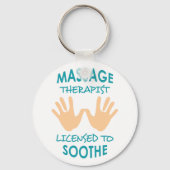 Massagetherapeut Schlüsselanhänger (Vorderseite)