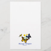 Massagetherapeut Schmetterlinge Flyer (Vorne)