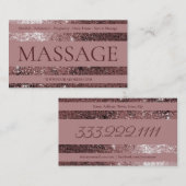 Massagetherapeut Schwedische Pränatale Körperheilu Visitenkarte (Vorne/Hinten)