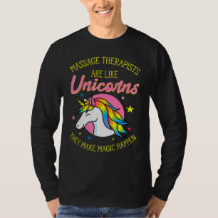 Massagetherapeut sind wie Unicorns Funny Massagis T-Shirt