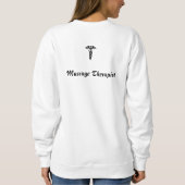 Massagetherapeut Sweatshirt (Rückseite)