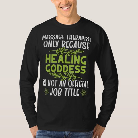 Massagetherapeut T-Shirt (Vorderseite)