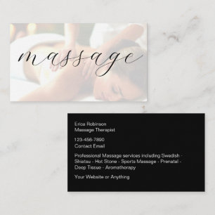 Massagetherapeut trendy Visitenkarten  Visitenkarte