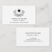 Massagetherapeut Visitenkarte (Vorne/Hinten)