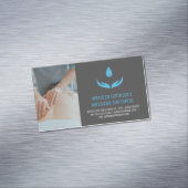Massagetherapeut | WELLNESS-CENTER Magnetische Visitenkarte (Beispiel)