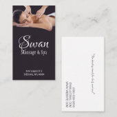 Massagetherapeut Wellness-Center  Visitenkarte (Vorne/Hinten)