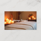 Massagetherapeut Wellness-Center Visitenkarte (Vorderseite)