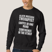 Massagetherapeut Wellness Therapie 33 Sweatshirt (Vorderseite)