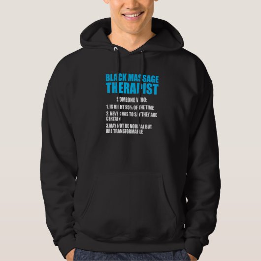 Massagetherapeut Wellness Therapie 3 Hoodie (Vorderseite)