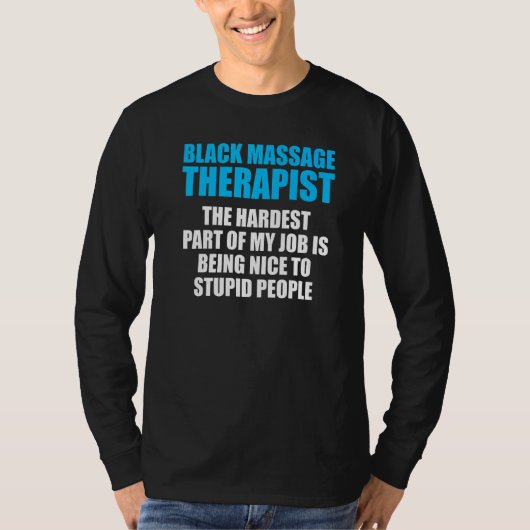 Massagetherapeut Wellness Therapie 4 T-Shirt (Vorderseite)