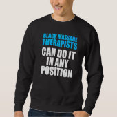 Massagetherapeut Wellness Therapie 6 Sweatshirt (Vorderseite)