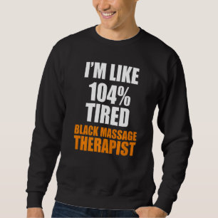 Massagetherapeut Wellness Therapie Premium Sweatshirt
