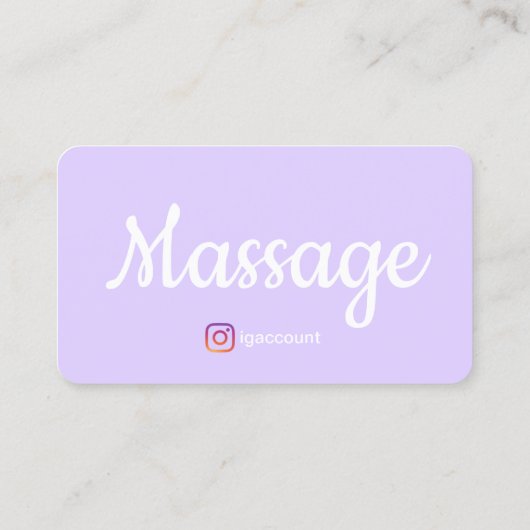 Massagetherapeut Wellness Vorlagen QR Code Visitenkarte (Rückseite)