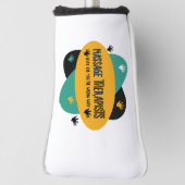 Massagetherapeuten Hände Rub farbenfroh Golf Headcover (Rotieren 90)