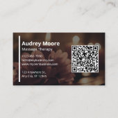 Massagetherapeuten Massage Therapie Reiki Visitenkarte (Vorderseite)