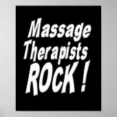 Massagetherapeuten Rock! Poster Print (Vorne)