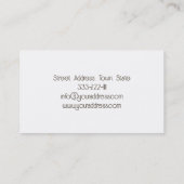 Massagetherapeutin Coconut Candle Relax Card Visitenkarte (Rückseite)