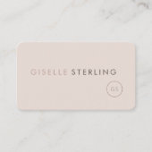 Massagetherapeutin Feminine Professionell Visitenkarte (Vorderseite)