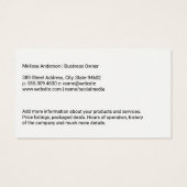 Massagetherapeutin | Frau lächelt (Rückseite)