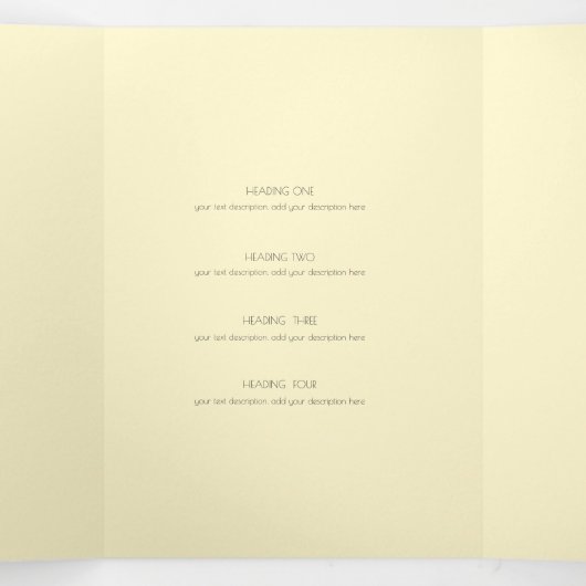 Massagetherapeutin Henna Mehndi Hands Dreifach Gefaltete Karte (Innenseite Mitte)