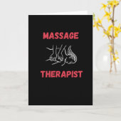 Massagetherapeutin Karte (Gelbe Blume)