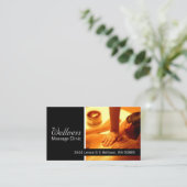Massagetherapeutin, Klinik, Wellness-Visitenkarte Visitenkarte (Stehend Vorderseite)