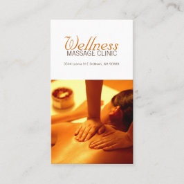 Massagetherapeutin, Klinik, Wellness-Visitenkarte Visitenkarte