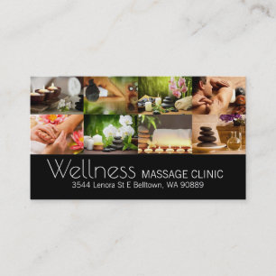 Massagetherapeutin, Klinik, Wellness-Visitenkarte Visitenkarte