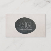 Massagetherapeutin und Medizinstudentin Visitenkarte (Vorderseite)