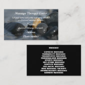 Massagetherapie #2 visitenkarte (Vorne/Hinten)