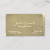 Massagetherapie Chiropraktor Salon Wellness-Center Visitenkarte (Vorderseite)