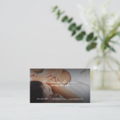 Massagetherapie | Gesundheit Wellness Visitenkarte (Stehend Vorderseite)