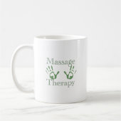 Massagetherapie-Handdrucke Kaffeetasse (Links)