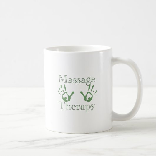 Massagetherapie-Handdrucke Kaffeetasse (Rechts)