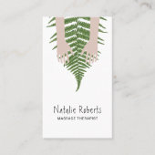 Massagetherapie HeilHände für den botanischen Well Visitenkarte (Vorderseite)