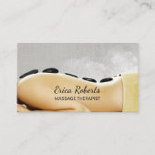 Massagetherapie Hot Stone Beauty Wellness-Center S Visitenkarte (Vorderseite)