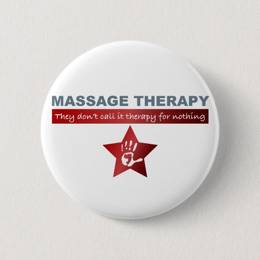 Massagetherapie in Ruby Red Button (Vorderseite)