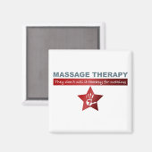 Massagetherapie in Ruby Red Magnet (Vorderseite/Rückseite)