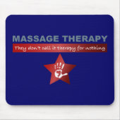 Massagetherapie in Ruby Red Mousepad (Vorne)