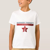 Massagetherapie in Ruby Red T-Shirt (Vorderseite)